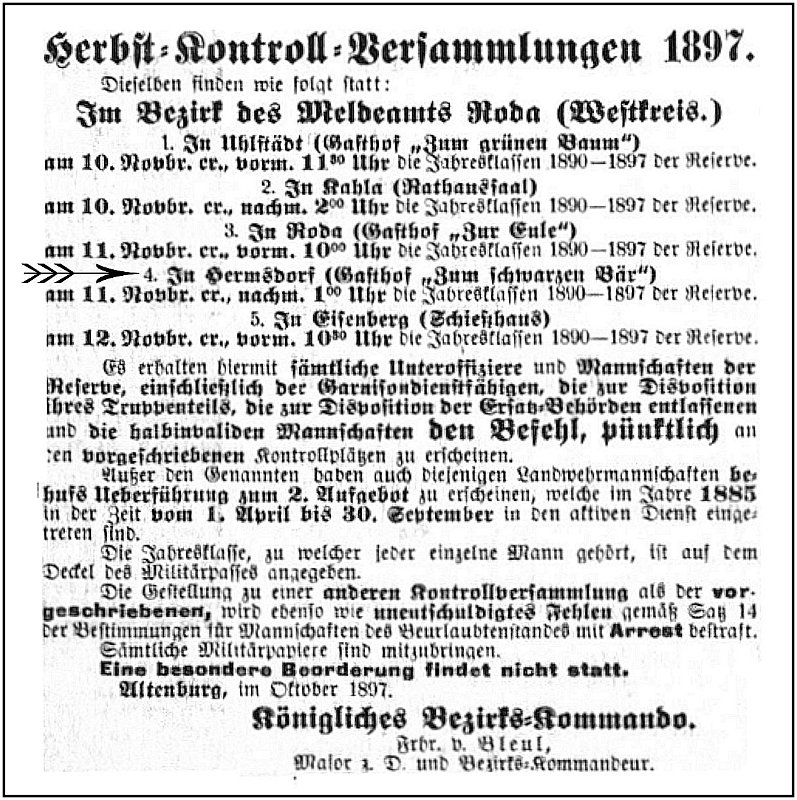 1897-11-04 Hdf Kontrollversammlung